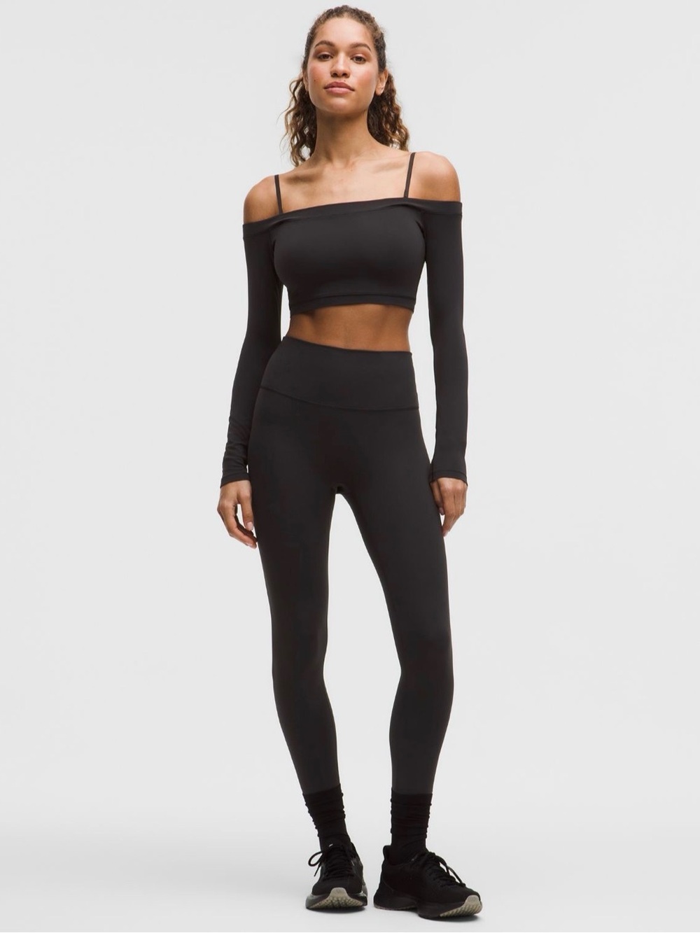Lululemon Wunder Train Black No Line High-Rise Tights 25" - Size 8